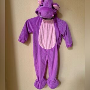 Hippo Hippopotamus Purple Halloween Costume 18-24 Months